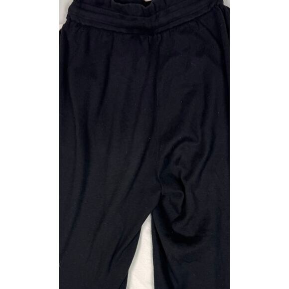 Lunya Small Cotton Silk Pants Black Wide Leg High Rise - Picture 8 of 10